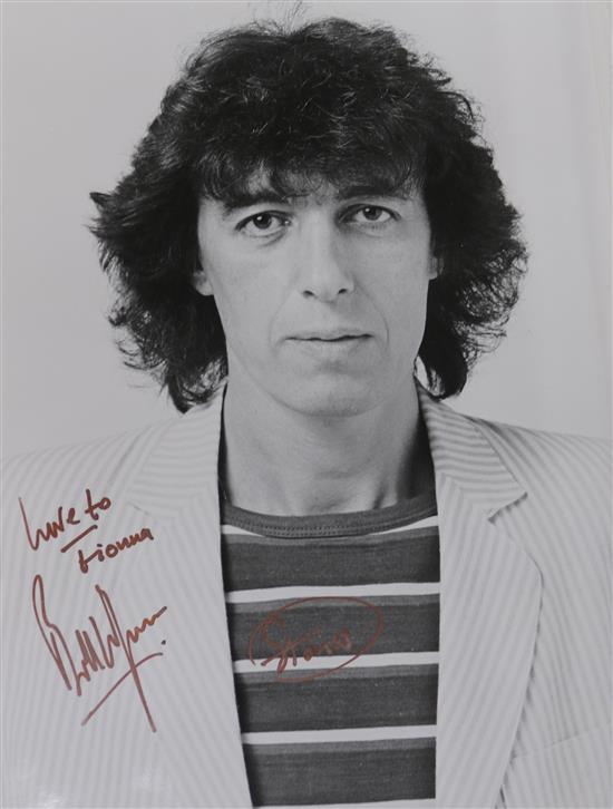 An album of Pop music autographs including Paul McCartney, Ray Davies, Roy Orbison etc